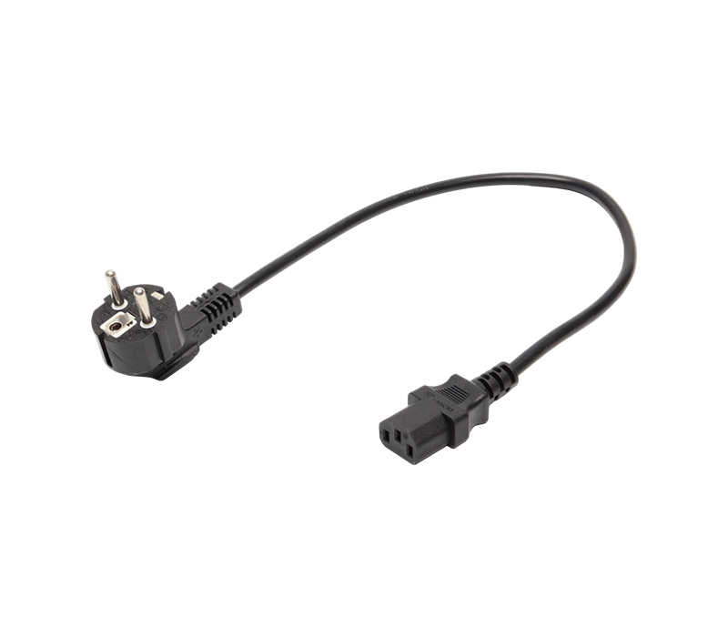 JT008/FY003+JT-ST3 16A 250V Fișă cot cu trei pini de 90 de grade standard european cu conector IEC C13