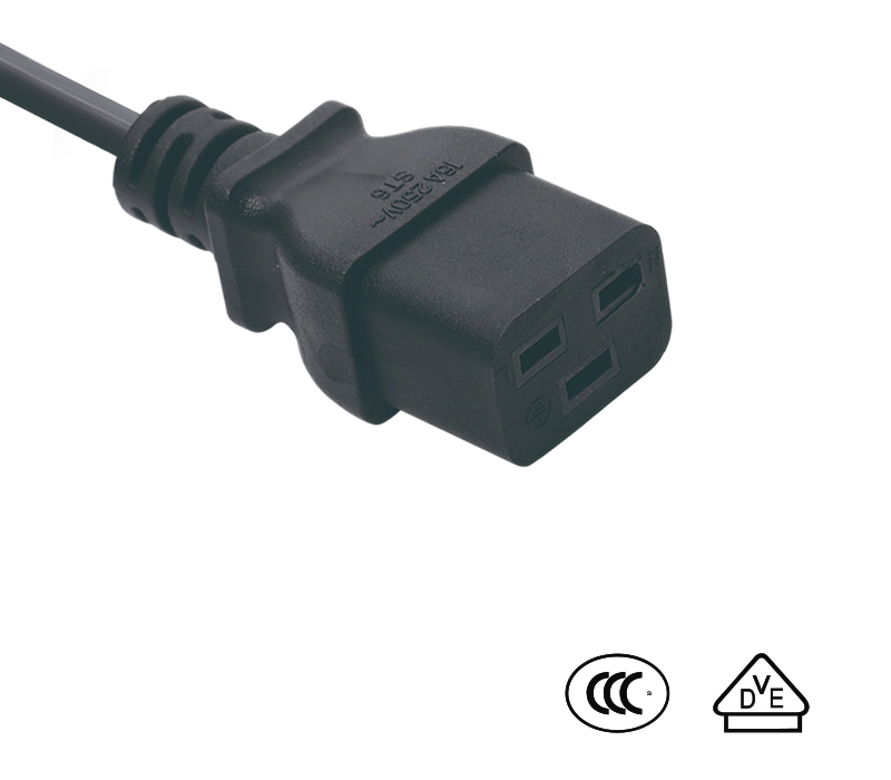 Conector IEC ST6 Priză mamă C19 Conform standardelor chineze și germane