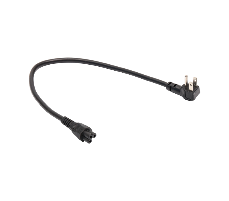 JT-3B+JT-ST2B/ST2B 15A 125V Conector cu 3 pini, unghi de 90 de grade, standard american pentru IEC C5