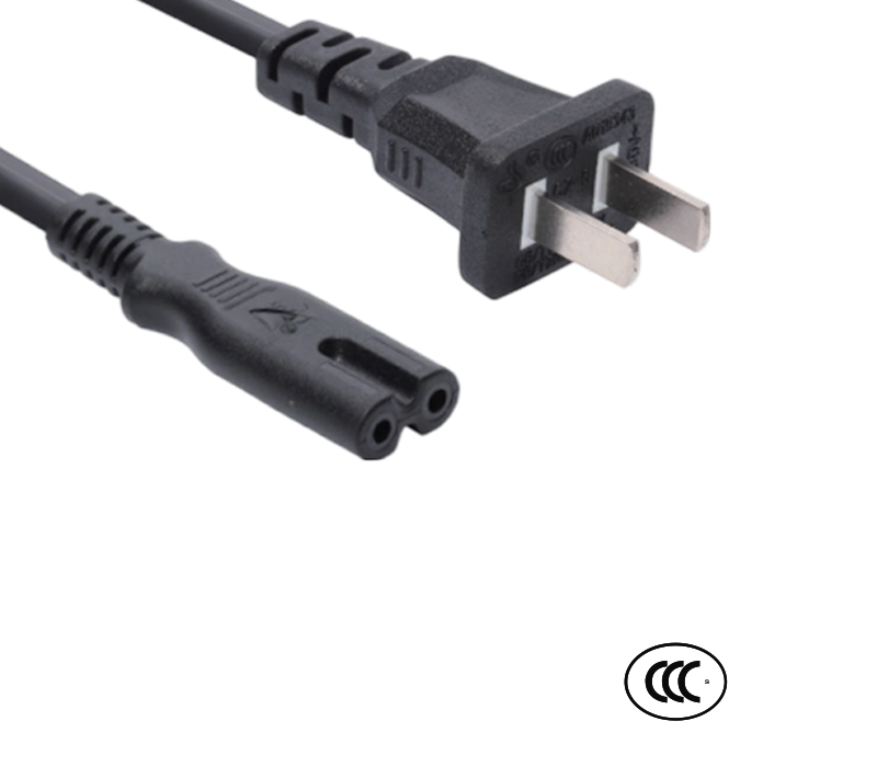 C2-6/10+ST2 10A 250V Fișă standard China cu doi pini cu conector IEC C7