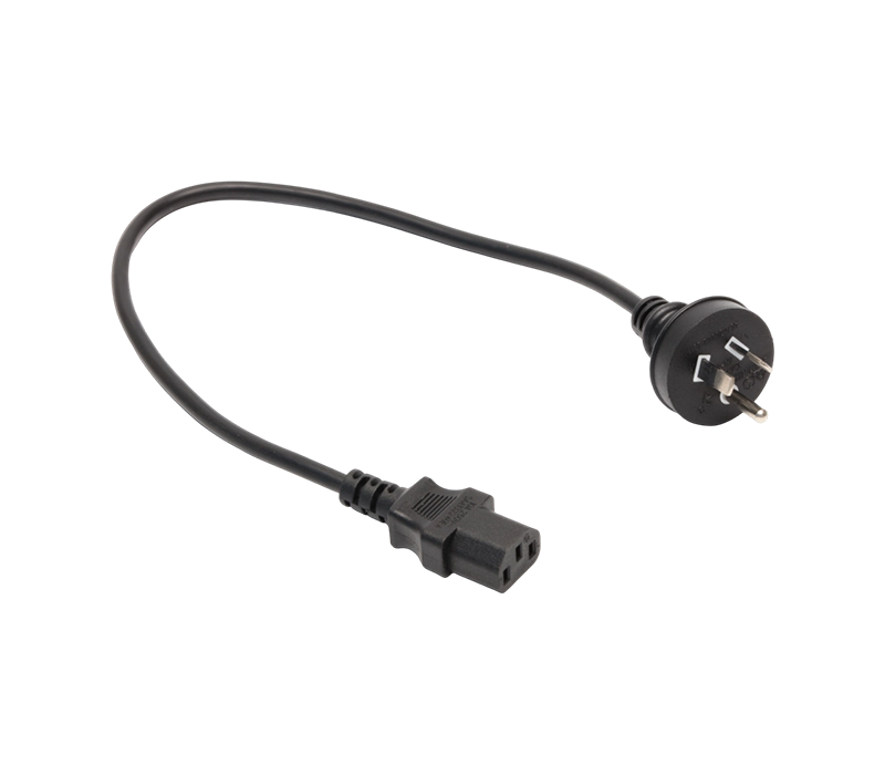 A3-10B+JT-ST3 10A 250V Fișă rotundă australiană cu trei pini cu conector IEC C13