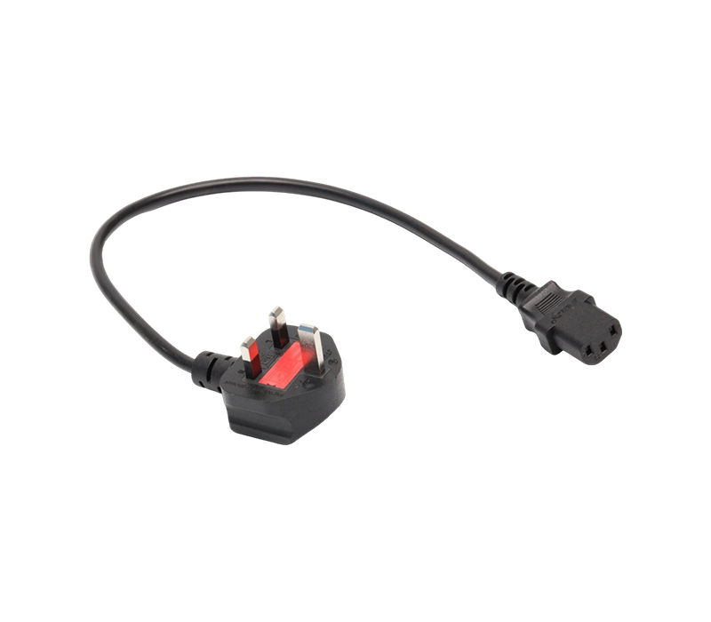 JT006A+JT-ST3 13A 250V Ștecher britanic cu trei pini cu siguranță montată la conectorul IEC C13